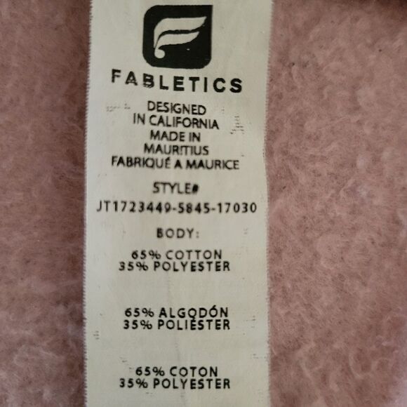 Fabletics Tops Blush Charlee Cropped Pullover Hoodie - Picture 14 of 16